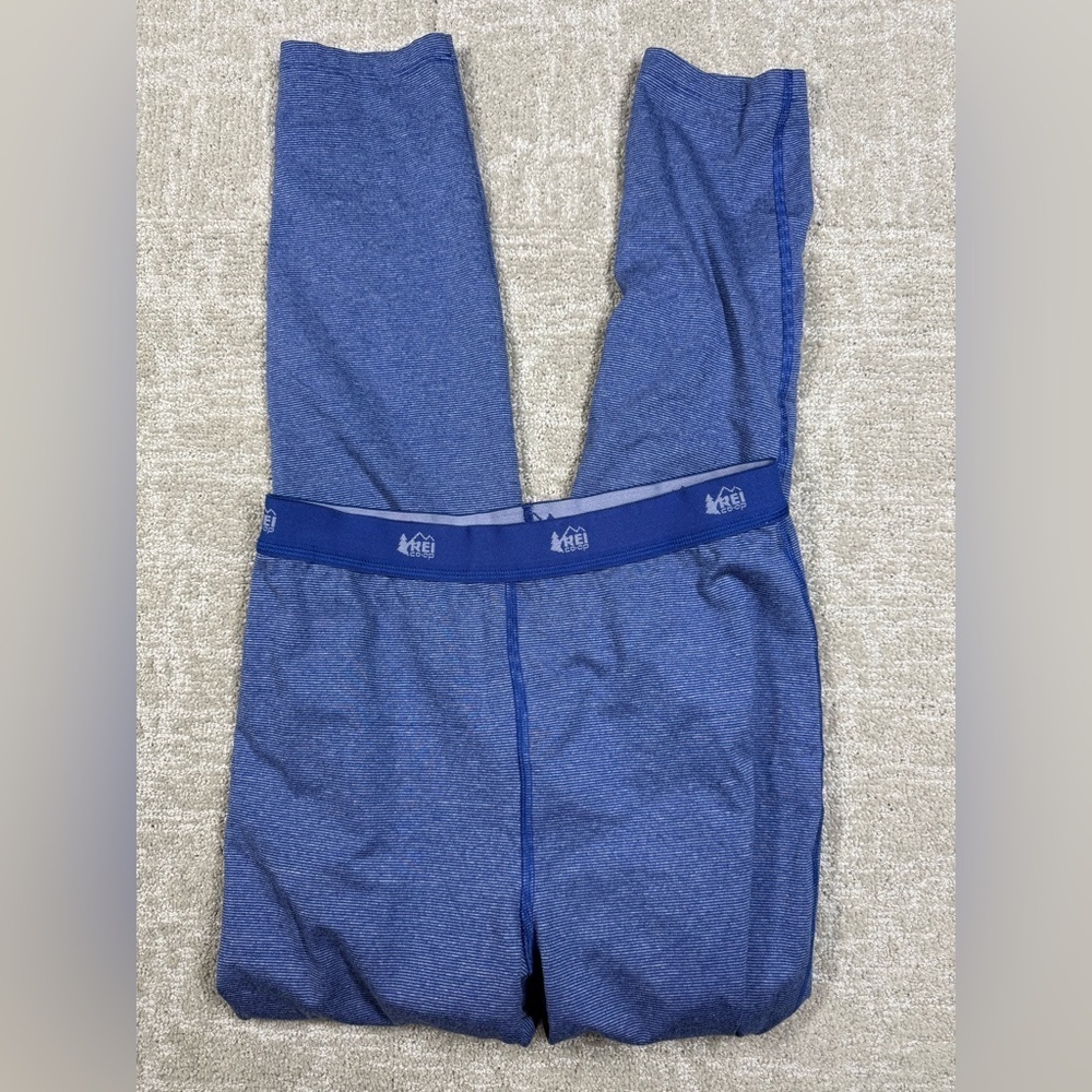 Rei Kids Youth Blue Base layer Pant Legging Size Large